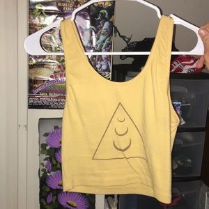 Urban Outfitters Crescent Moon Crop Top - SIZE M